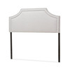 Baxton Studio Avignon Modern Grayish Beige Upholstered Full Size Headboard 124-6865